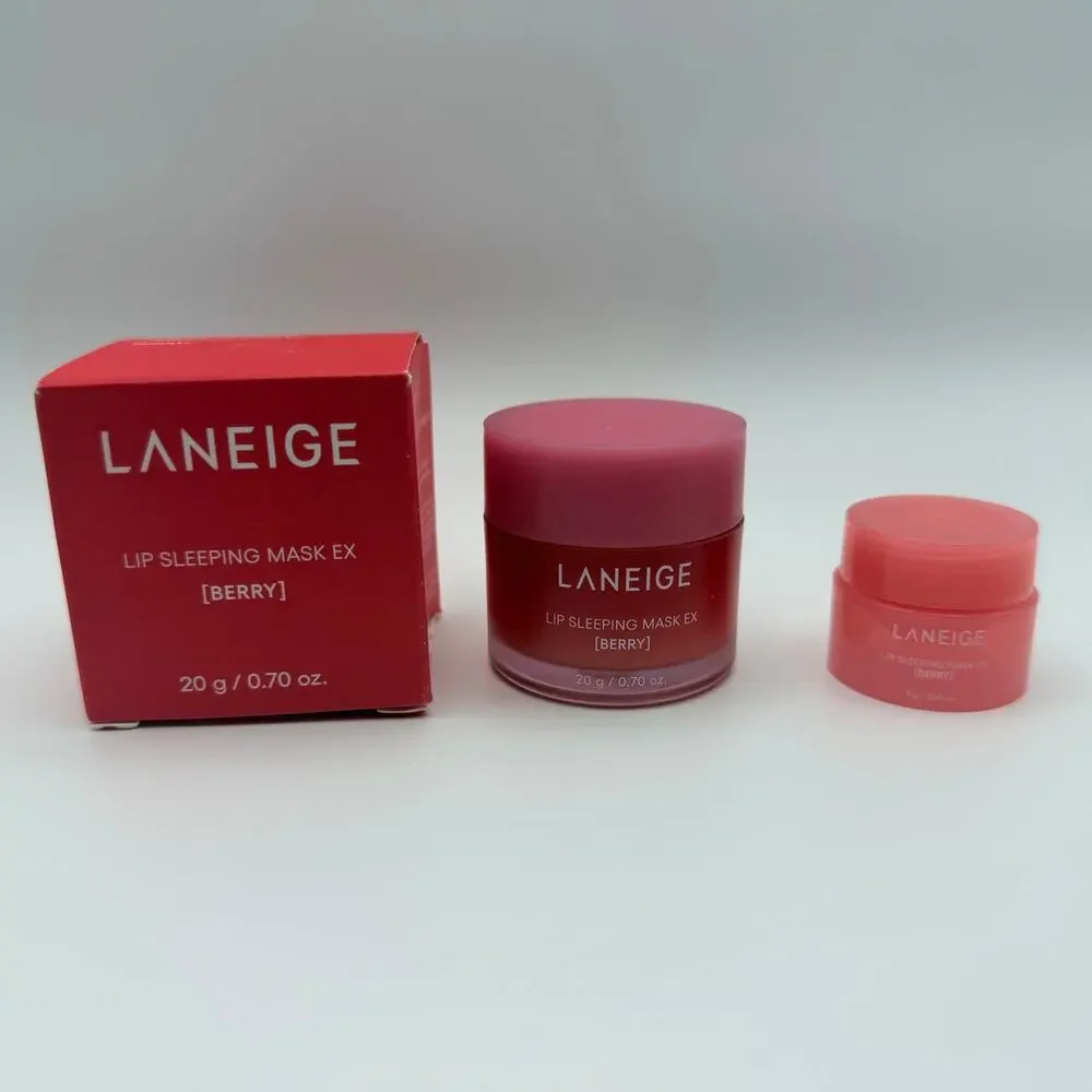Laneige Berry Lip Sleeping Mask Full Size EX 20g + Mini 3g Set NIB
